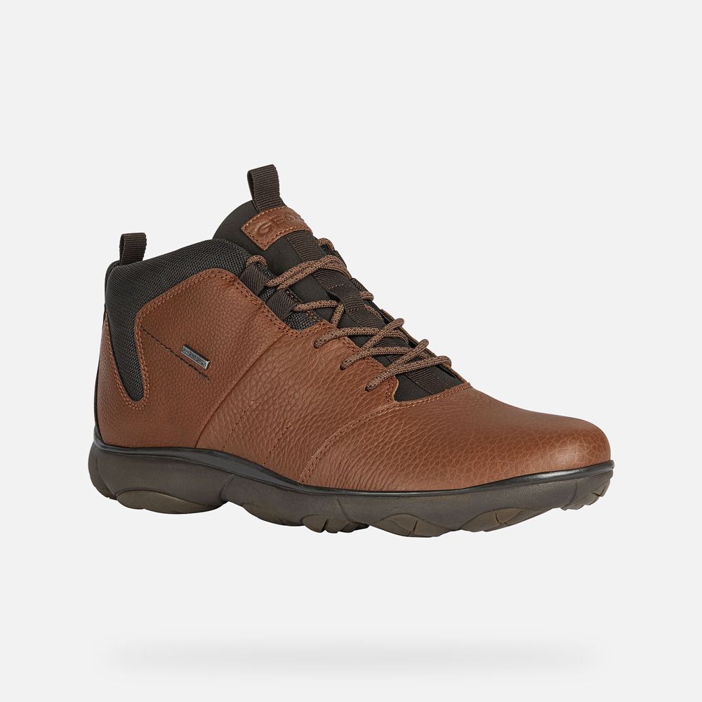 Geox Boots Brown Nebula 4X4 Abx - Geox Mens Shoes - QLJKBF850